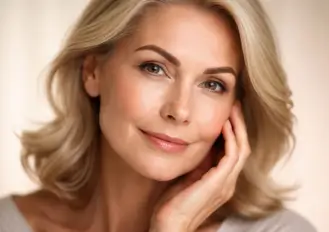 Woman with glowing skin representing Rejuran Healer skin rejuvenation treatment in Melbourne