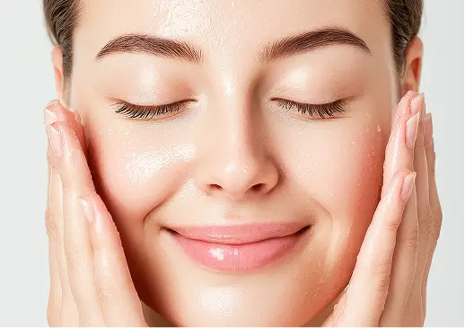Woman with glowing smooth skin after treatment at a cosmetic clinic in Melbourne