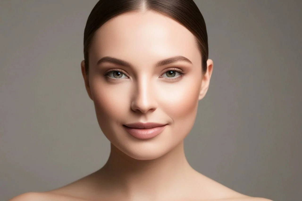 Woman with smooth, lifted facial contours illustrating the results associated with thread lifts