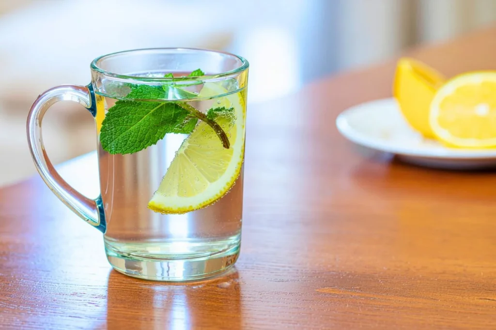 Maintaining hydration to assist with swelling management following a lip treatment.