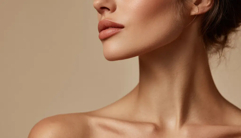 Jawline support (contour continuity)