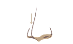 Downward pointing nasal tip illustration showing tip tilting downward during facial movement