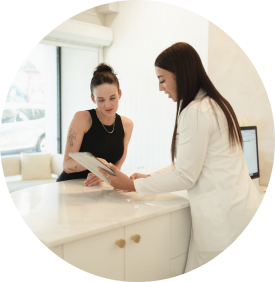 Step 2 consultation at Luxe Lips