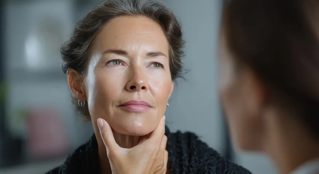 chin concerns consultation at a melbourne cosmetic clinic